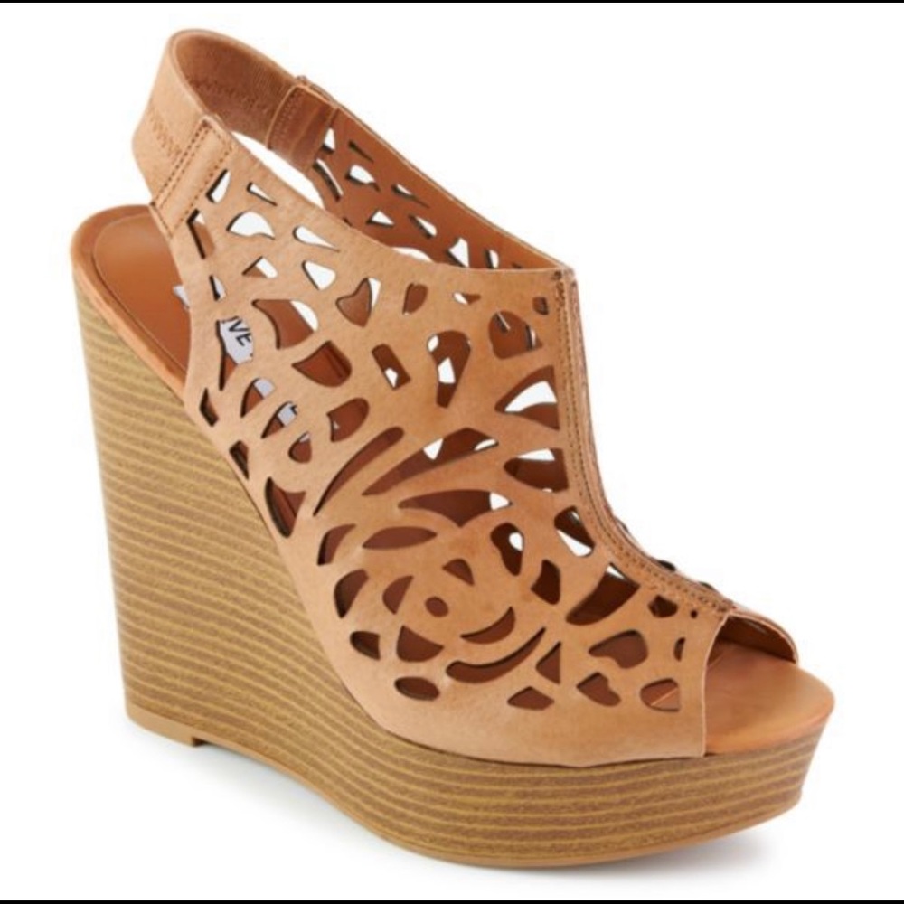Steve Madden Gabel Leather Wedges